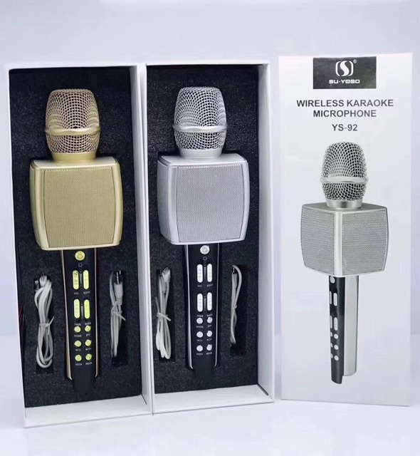 MICRO KARAOKE BLUETOOTH YS 92 Hàng chính hãng âm thanh bao hay