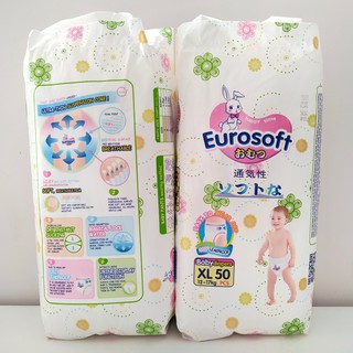 Bỉm Eurosoft 100 Cái - Tả Eurosoft cao cấp M/L/XL/XXL