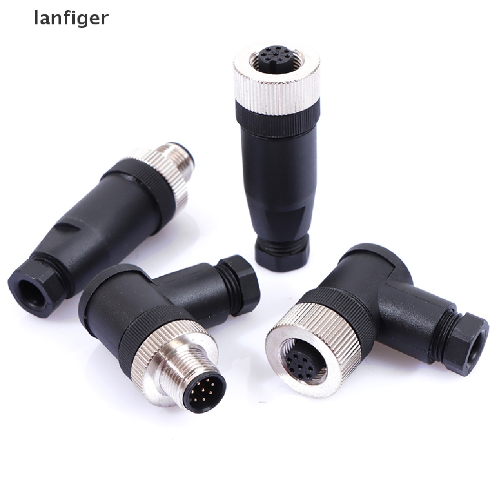 Đầu cắm kết nối cảm biến chống nước LLR M12 8 chấu