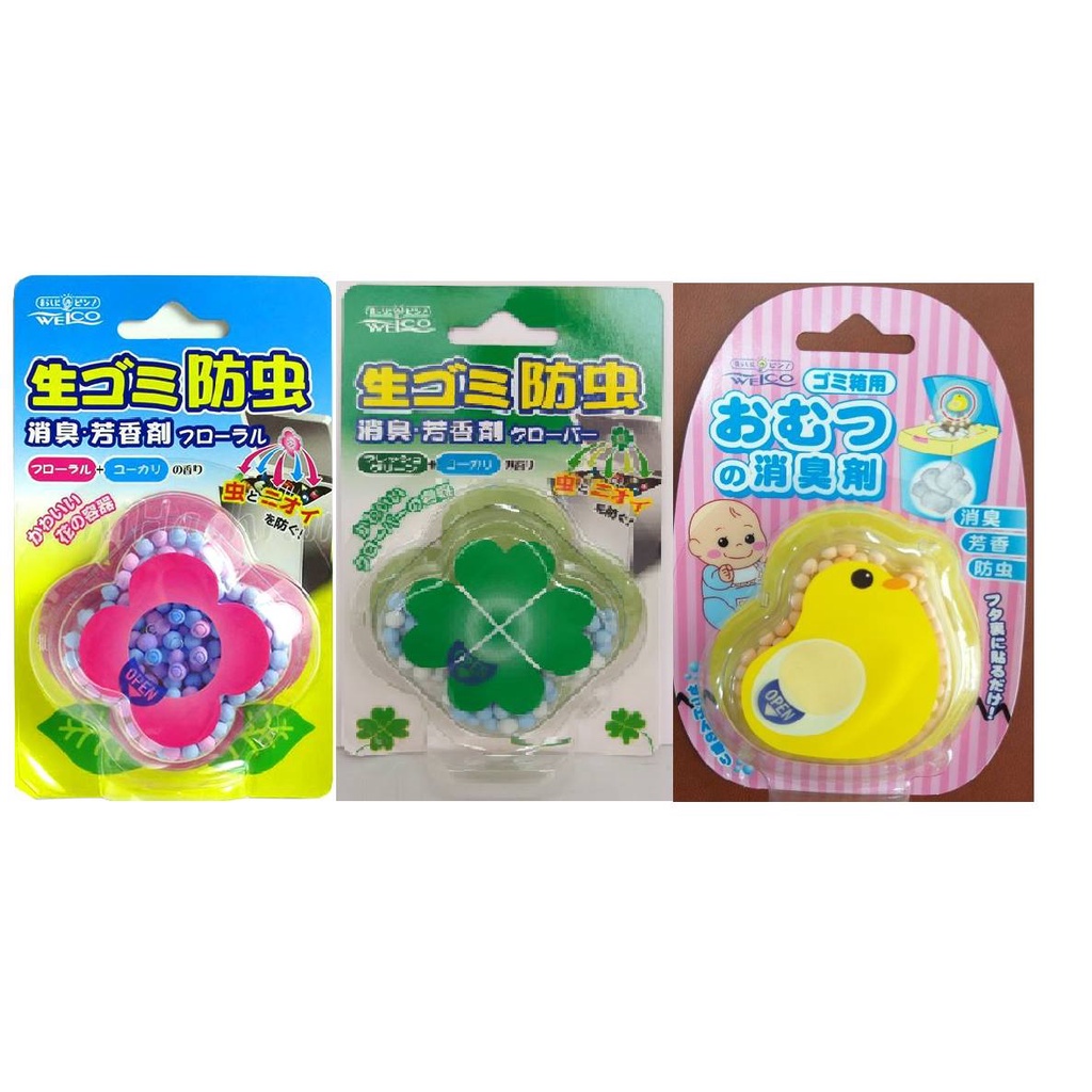 Hạt thơm khử mùi thùng rác Welco nhiều mùi hương