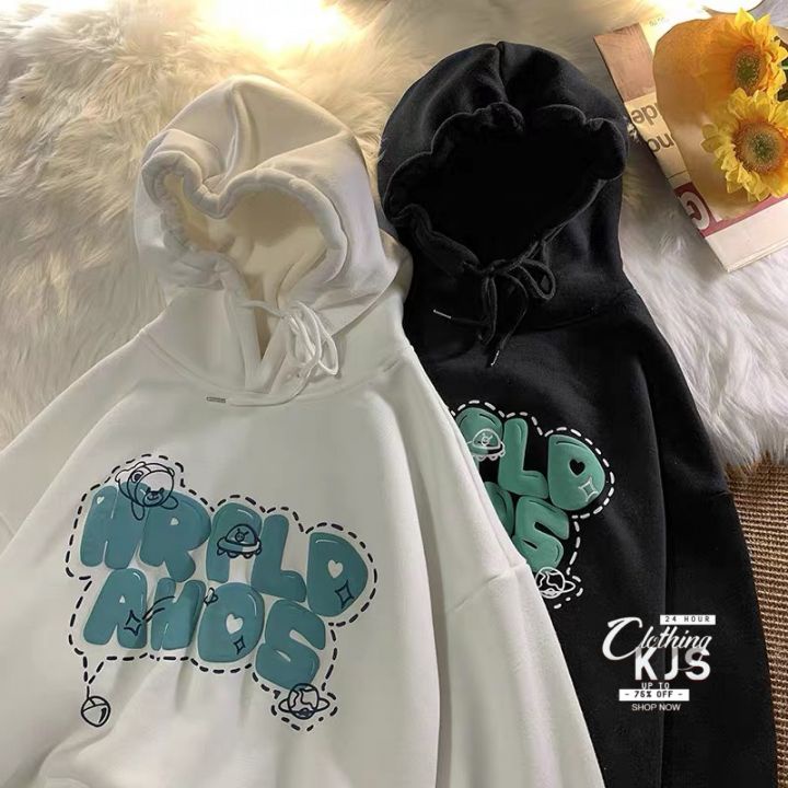 Áo Khoác Nỉ Nam Nữ - Áo Hoodie Lót Nỉ Bông KJS Clothing Dáng Rộng Unisex Hàn Quốc AHD01