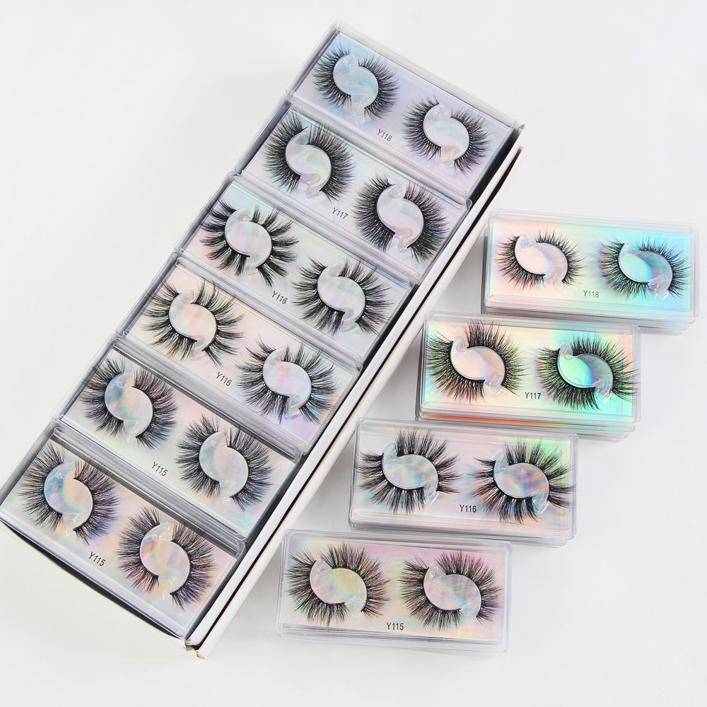 [Hàng mới về] Lông mi giả lông chồn 3D MAGEFY trang điểm mềm mại tự nhiên