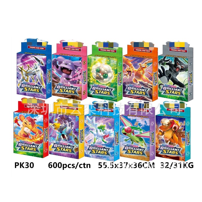 Bộ Thẻ Bài Pokemon, Pikachu, Hộp 25 Thẻ Cao Cấp, Bộ Sưu Tập Dành Cho Bé