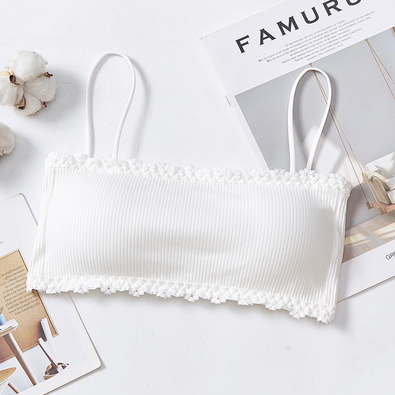 Áo Lót Nữ ❤️FREESHIP❤️ Áo bra gân tăm viên ren nâng ngực sexy điệu đà mẫu Bra 001 | BigBuy360 - bigbuy360.vn