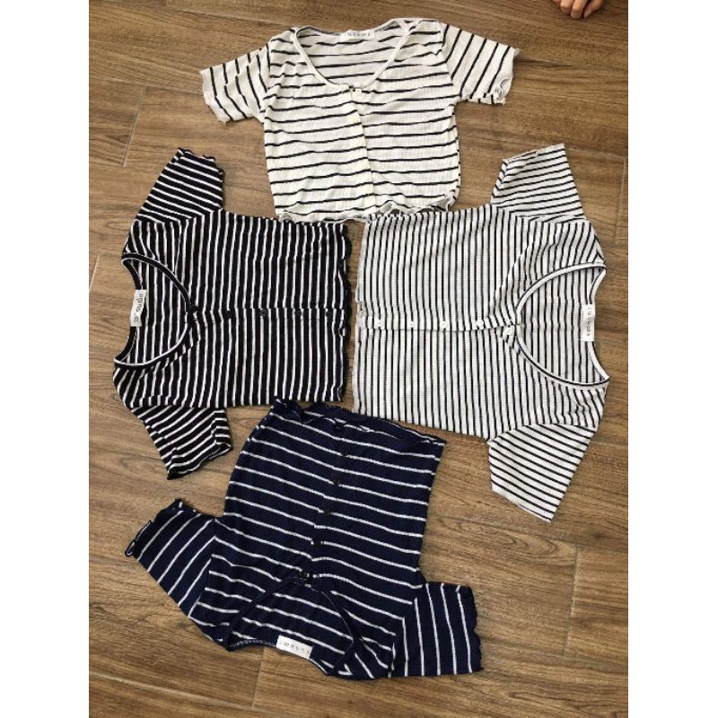 áo croptop thun gân