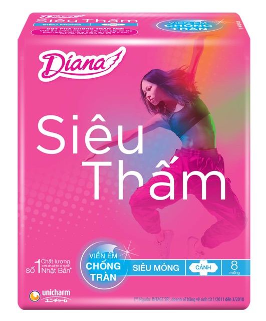 Chính hãng- DATE MỚI - Băng vệ sinh Diana đủ loại