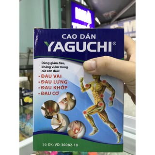 Cao Dán Thảo Dược Giảm Đau Vai, Đau Cơ, Đau Lưng, Đau khớp Yaguchi (bịch 5 miếng dán)