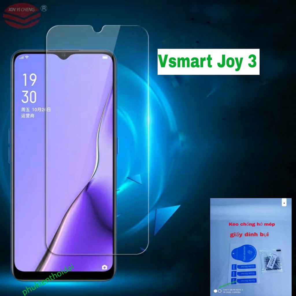 Cường lực Vsmart Joy 3 / Joy 4 / Live 4 / Live trong suốt loại tốt gần full màn 9H / 2.5D