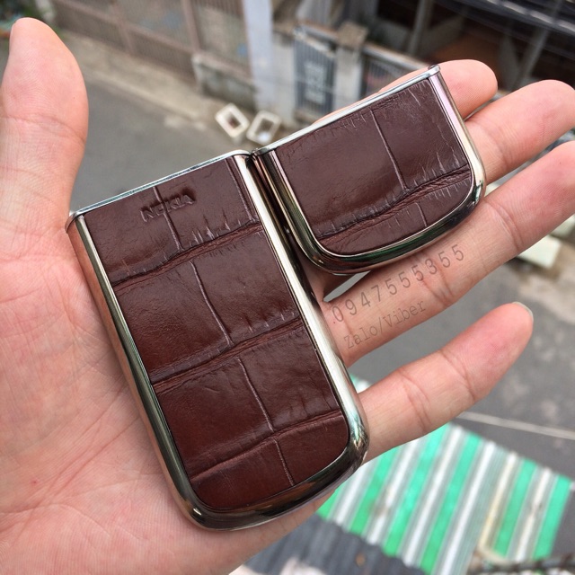 Miếng dán da nokia 8800 da cá sấu