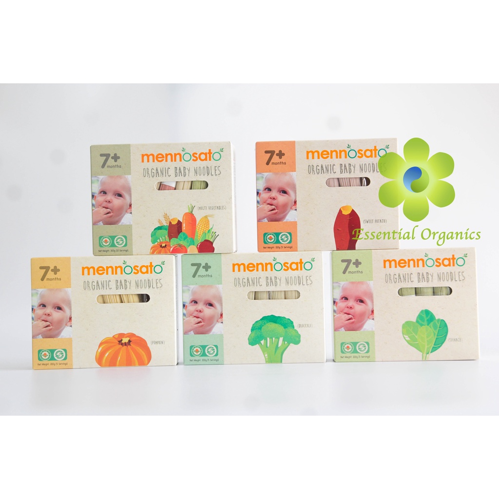 Mì Ăn Dặm Cho Bé Vị Rau Củ Hỗn Hợp Mennosato 200g ( Gói 1 Vị) date 03/10/2023
