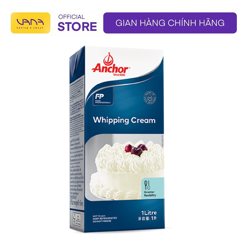 [Hỏa tốc] Kem whipping Anchor (1L)