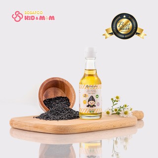 Dầu mè đen nguyên chất chai 60ml Sống Sạch Food