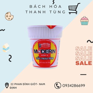 MÌ CỐC MODERN LẨU THÁI TÔM 65g