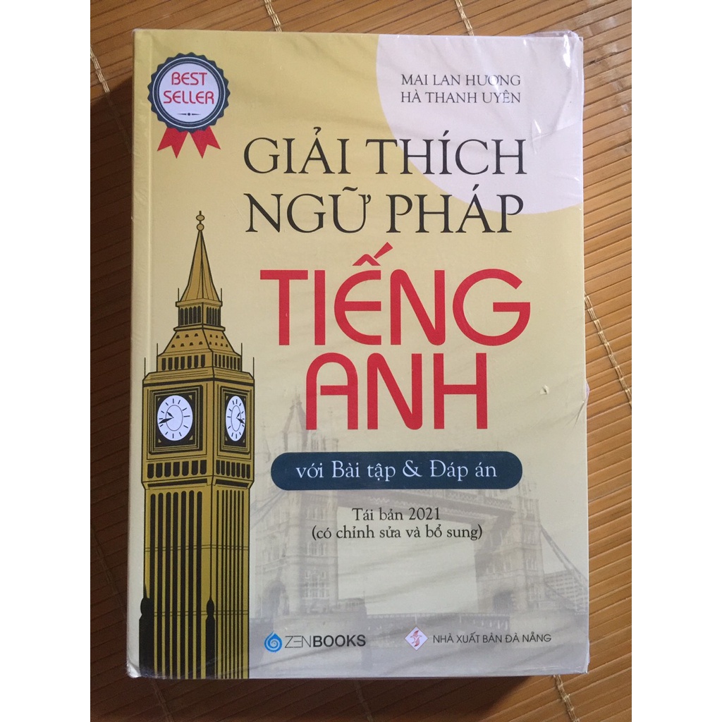 Sách - Combo Ngữ Pháp Tiếng Anh và Giải thích Ngữ Pháp Tiếng Anh Tác Giả Mai Lan Hương Tặng Kèm Bookmark