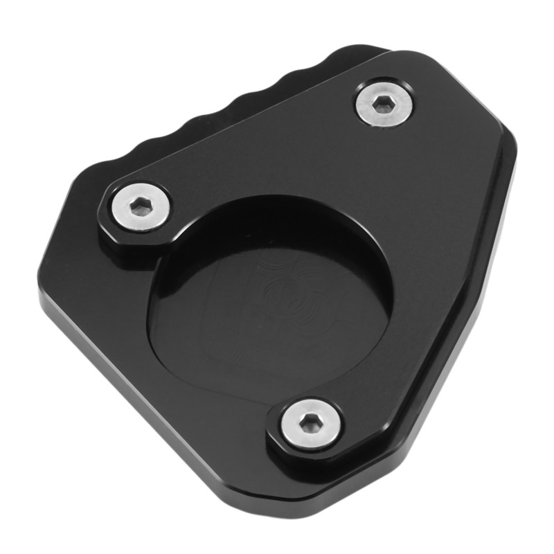 Motorcycle Kickstand Extension Plate Foot Side Stand Enlarge Pad for G310GS G310 GS 2017 2018(Black)