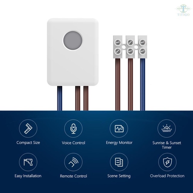 Công tắc Wifi Broadlink bestcon SCB1E 16A tải 3500W - Đo điện tiêu thụ - Bản quốc tế - Bảo hành 12 tháng