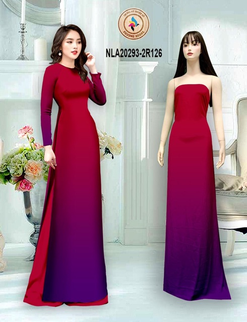 Vải áo dài ombre