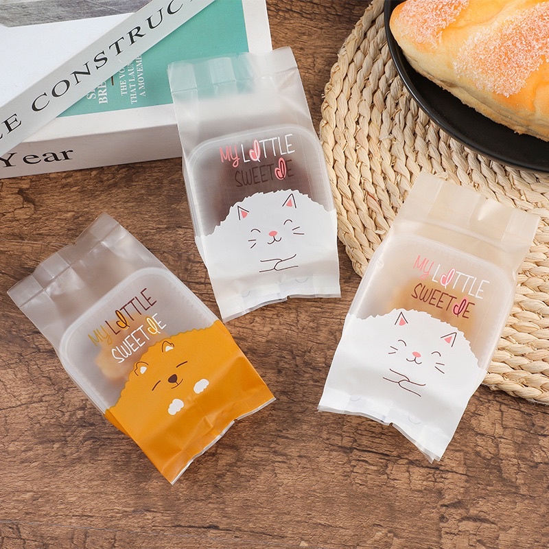 Set 50 túi nhựa đựng bánh kẹo nhiều mẫu size 7 x 15 cm, 8.5 x 23cm