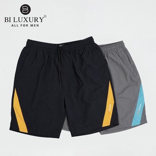 Quần short gió nam BILUXURY kẻ sọc nhiều màu - 4QDGT015