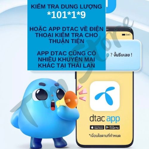 Sim du lịch thái lan không giới hạn data 15 ngày