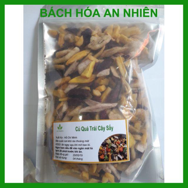 Mix Khoai lang vàng, khoai tím, môn sấy vụn An Nhiên 500gr