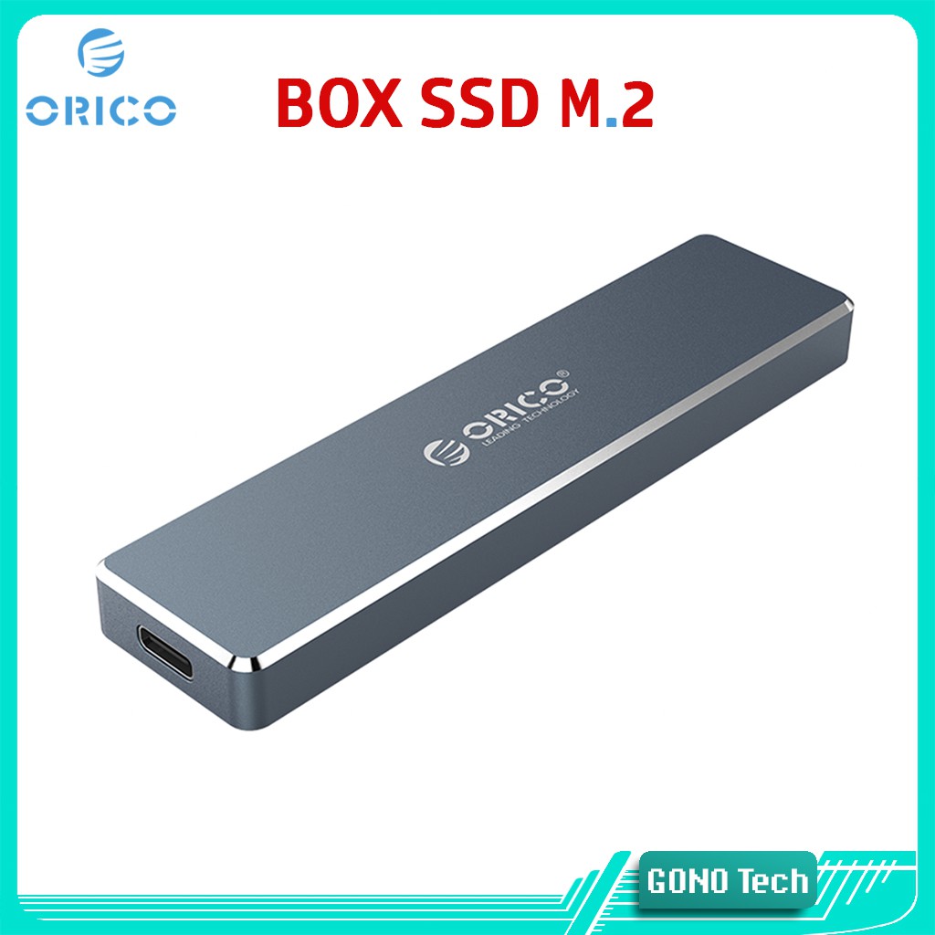 Box ổ cứng di động SSD M2 NVMe/SATA ORICO PVM2F PVM2 PCM2-C3 | Chuyển M.2 PCIe/NGFF to USB 3.1 Type-C Vỏ nhôm cao cấp | BigBuy360 - bigbuy360.vn