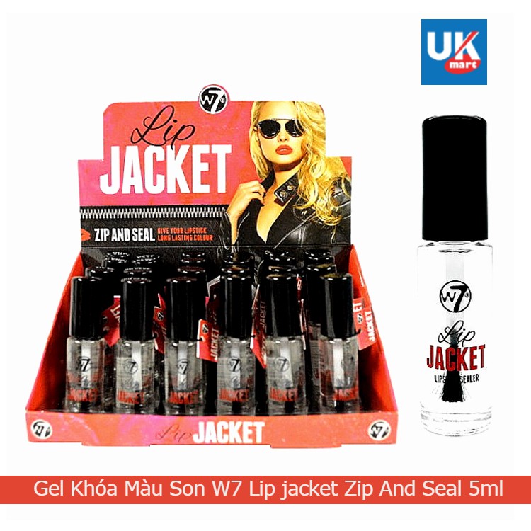 Gel Khóa Màu Son W7 Lip jacket Zip And Seal 5ml | BigBuy360 - bigbuy360.vn