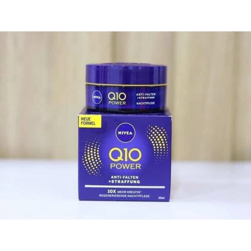 kem nivia q10 dưỡng da chống nhăn ban đêm