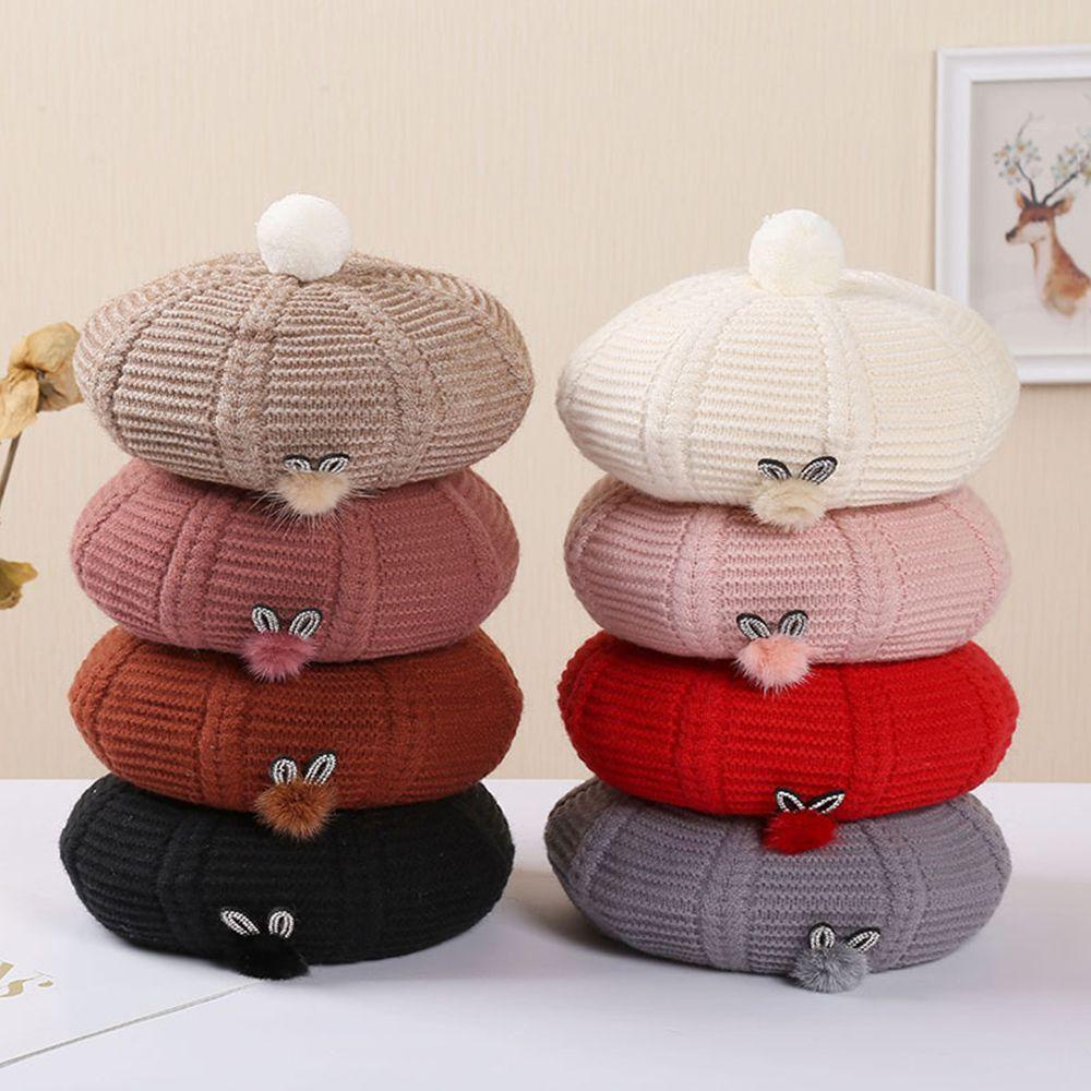Eutus Mũ Nồi Beret Màu Trơn Thoáng Khí Phong Cách Họa Sĩ Cổ Điển Cho Nam