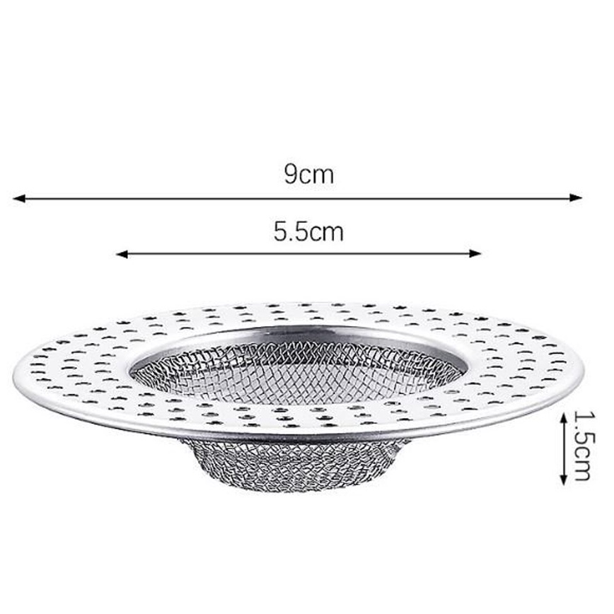 Lưới Lọc Rác Inox, Bịt nắp cống lưới lọc rác Bồn Rửa Chống Tắc Nghẽn Không Gỉ