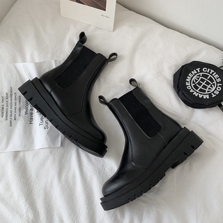 Boot nữ cao cổ không khoá, bốt chun co dãn,bốt chiến binh| N1