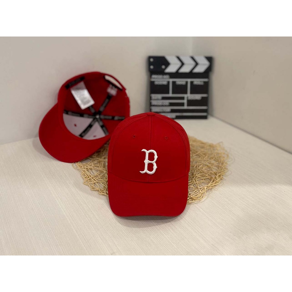 Mũ lưỡi trai Màu nâu MLB thêu logo chữ B siêu HOT,nón kết lưỡi trai phong cách Hàn quốc logo chữ B cao cấp,hàng xuất dư.
