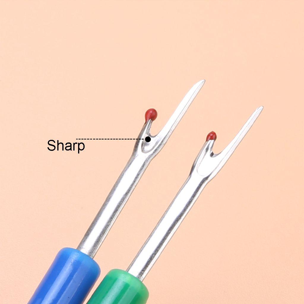 YIYU Set 5 Dụng Cụ Tháo Chỉ 1 Đầu Bằng Thép Cán Nhựa Tinh Tế