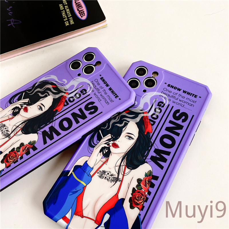 Ốp điện thoại mềm chống rơi vỡ họa tiết Inuyasha thời trang cá tính cho iPhone 12 11 PRO MAX X XS MAX XR 8/SE2 7plus