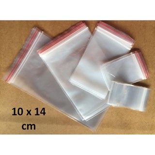 [1KG] Túi Zip zipper trong suốt loại 10 x 14 cm
