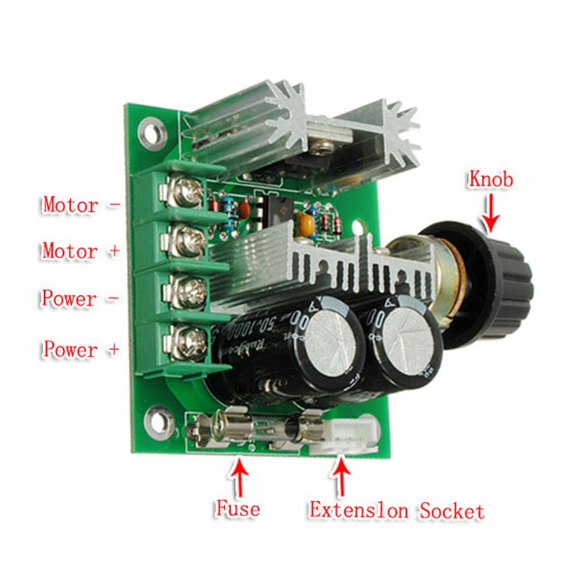 Mạch điều chỉnh tốc độ động cơ PWM 12V-40V 10A