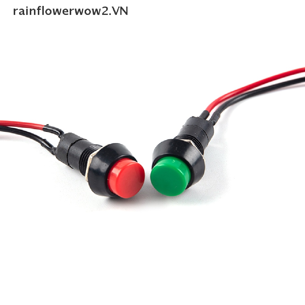 [flower] Công Tắc Nút Bấm Còi Xe Hơi Cỡ Nhỏ Màu Đỏ Xanh Lá [Hoa]