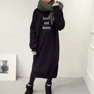Váy nỉ bông Ulzzang Hàn Quốc