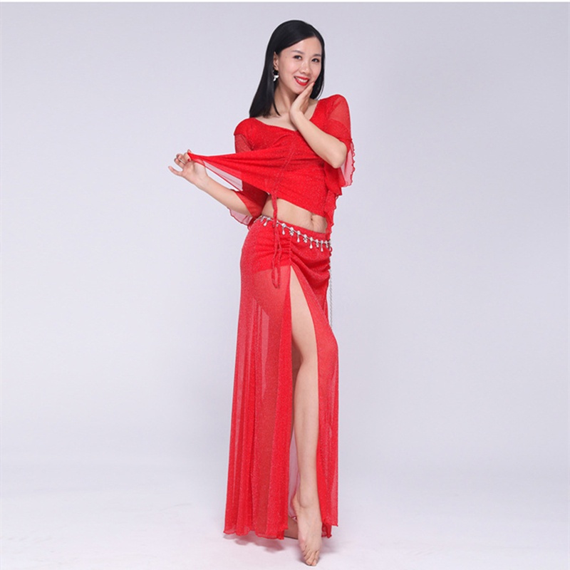 Bộ Trang Phục Biểu Diễn Múa Bụng Thiết Kế Mới Xinh Xắn Thời Trang