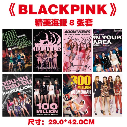 Poster ảnh cỡ lớn BTS, BlackPink