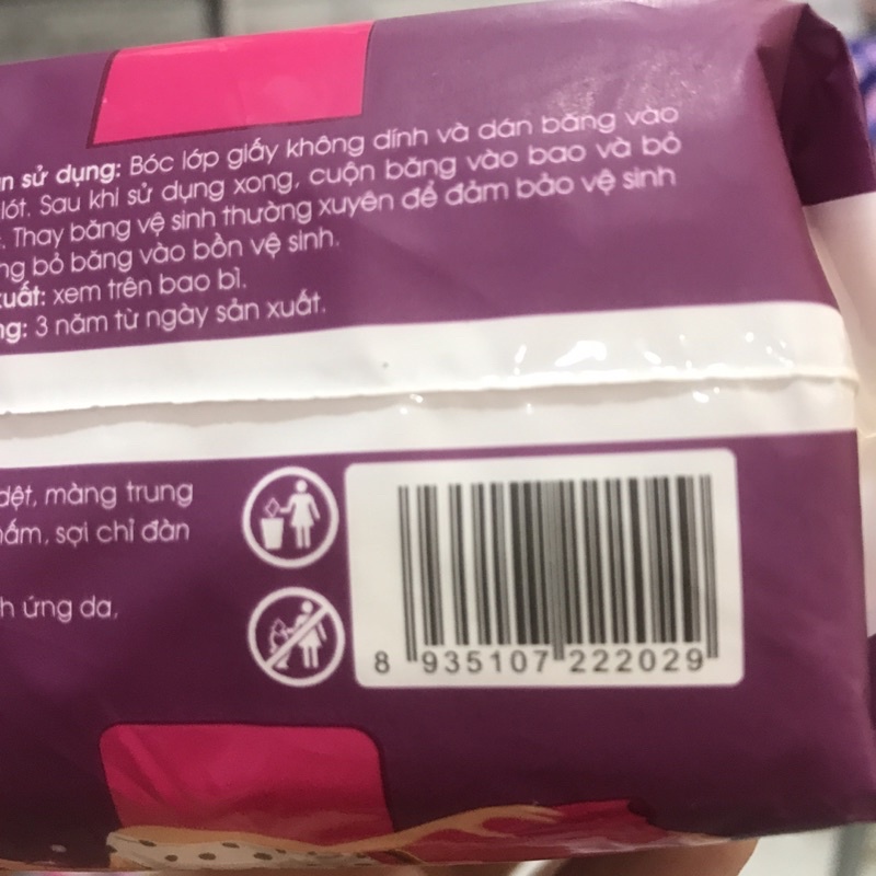 Băng vệ sinh Kotex Pro siêu mỏng cánh lưới 8 miếng