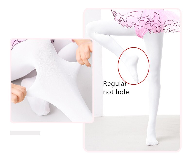 MICROFIBER Quần Tất Múa Ba Lê Chuyên Nghiệp Cho Bé Gái