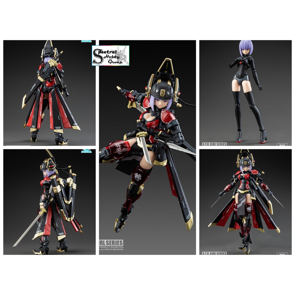 Mô hình lắp ráp Figure ATKGIRL cẩm y vệ Jin Yi Wei Ji Niang JW021 JW059 Silent Eye Death PA pretty armor