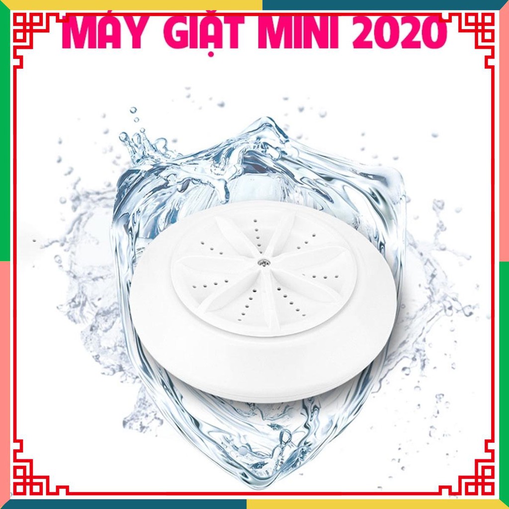 HOT Máy giặt siêu âm mini - Máy giặt cầm tay dành cho hộ gia đình nhỏ kết hợp rửa trái cây rau quả rửa chén Best Seller