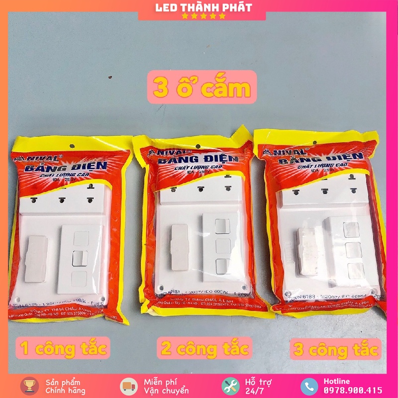 Bảng điện Nival 10A -250V chất lượng cao