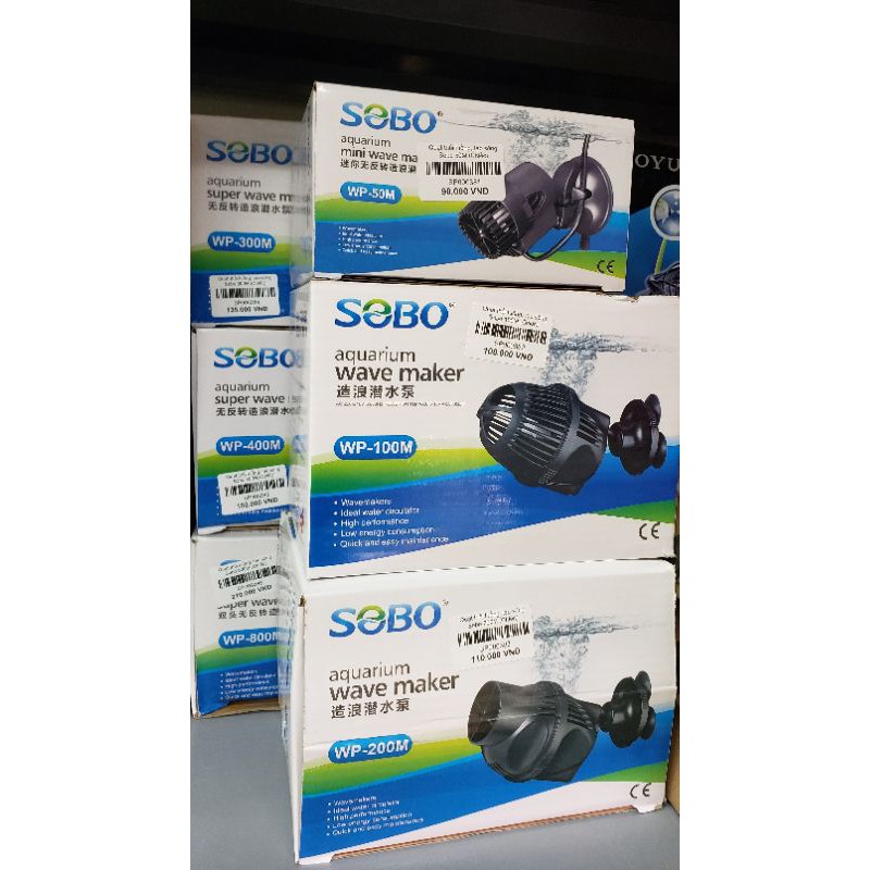 Quạt thổi luồng, tạo sóng SOBO 1 vòi, 2 vòi các loại dành cho hồ cá cảnh