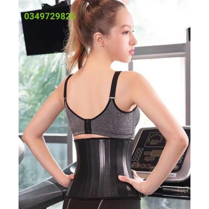 [Mã WASTUP24 giảm 10K đơn 50K] {Thanh lý} Đai Latex Nịt Bụng Giảm Mỡ Bụng Hiệu Quả, 25 Xương Chính Hãng