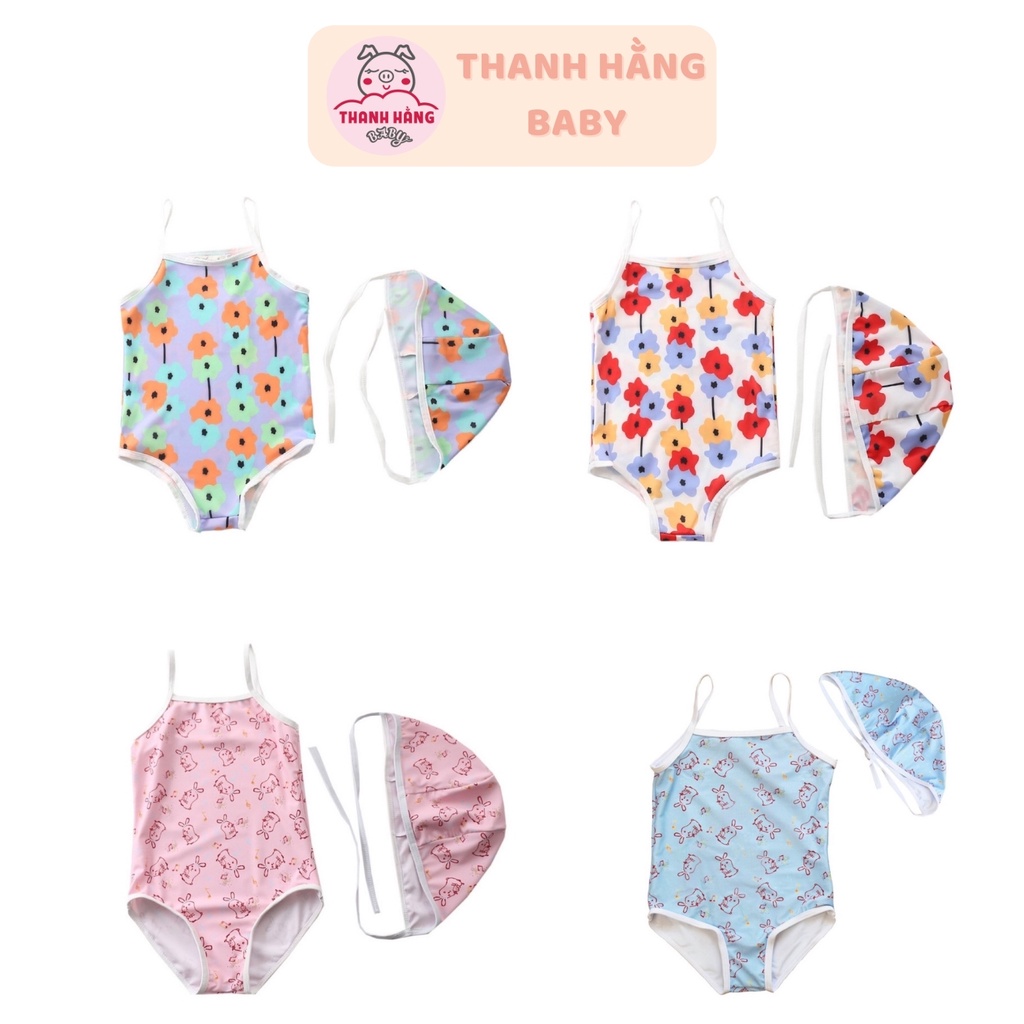 Đồ Bơi Cho Bé Gái, Đồ Bơi Trẻ Em Thanh Hằng Baby Từ 9 Đến 17 Kg