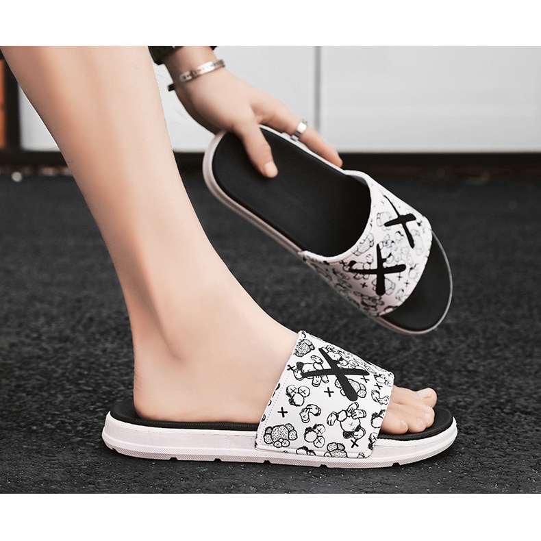 Dép quai ngang unisex Kaw XX thời trang ulzzang hàn quốc siêu Hot TH-84