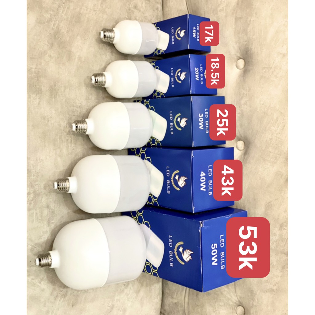 Bóng đèn led 10w 15w 20w 30w 40w 50w , bóng led 20w giá sỉ TPHCM,Led Bulb giá sỉ TPHCM, Vua bóng led | BigBuy360 - bigbuy360.vn